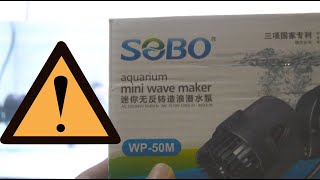 Wajib nonton sebelum membeli Wave maker  review wave maker sobo WP50M [upl. by Lisha535]