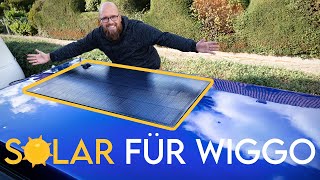 SemiFlexibles Solarmodul von Wattstunde für unseren VW T4 California [upl. by Lamoree]