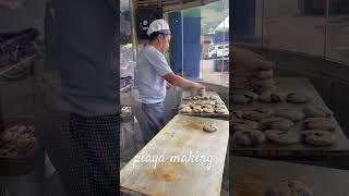 Piaya Making in Bacolod City food freshlybaked [upl. by Yesteb802]