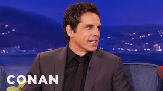 Ben Stiller Has Handprints At Graumans Chinese Theater  CONAN on TBS [upl. by Anatlus]