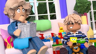 CRAZY Grandma BABYSITS Toddler CHAOTIC  Roblox Bloxburg Family Roleplay [upl. by Eelarual256]