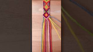 Chevron Friendship Bracelet Easy Tutorial braceletmaking [upl. by Fenn902]