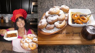 PICARONES CHILENOS CASEROS PASADOS Y CON AZUCAR FLOR HOMEMADE PICARONES [upl. by Yedarb]