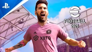 eFootball 2025 Official Reveal Trailer  PS5 [upl. by Llerrad724]