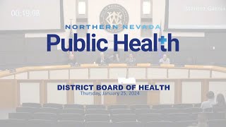 District Board of Health  January 25 2024 [upl. by Nahallac]