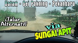 Lintas jalur alternatif Sungai Apit  Batam  Sei Pakning  Pekanbaru part2 [upl. by Pravit]