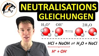 Neutralisationsgleichungen aufstellen  Säuren Basen amp pHWert [upl. by Wampler]