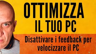 ⚡ Velocizza il tuo PC ⚡ Disattiva i feedback Microsoft subito ⏱️ [upl. by Saito542]