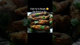 Pomfret Fish Fry Recipe  Fish Fry  shorts food fishfry ytshorts youtubeshorts seafood [upl. by Fang]