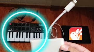 How to connect a MPK mini play to garageband ipad amp iphone [upl. by Suoivart275]