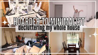 HOARDER TO MINIMALIST 2024  Decluttering my whole house amp sharing my first year Minimalism Journey [upl. by Alvar]