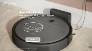 Electrolux  UltimateHome 300 robot vacuum onboarding video [upl. by Patin]