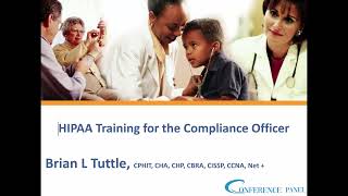 HIPAA Training for the Compliance Officer 2024 Updates [upl. by Rofotsirk364]