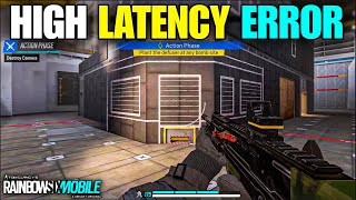 Rainbow Six Mobile Soft Launch Gameplay R6M High Latency [upl. by Ellenwad]