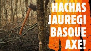 HACHAS JAUREGI BASQUE AXE UPDATE COPPICING 5 Basque 175kg Felling axe [upl. by Morven]