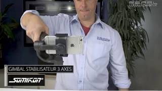 STABILISATEUR 3 AXES CONNECTE GS100BT [upl. by Bevis]