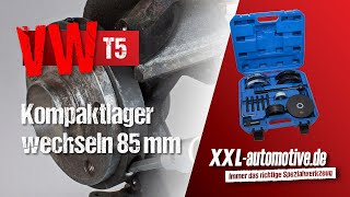 Radlager wechseln beim VW T5 Touareg  85mm  How to [upl. by Hallvard]