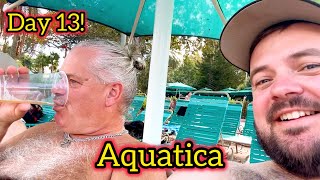 We Visited Aquatica Water Park By SeaWorld Orlando Florida Day 13 [upl. by Morocco]