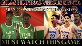 KENYA vs GILAS PILIPINAS Brownlee shocking BuzzerBeater Abando walang takot DUMAKDAK 2K24 [upl. by Stovall175]