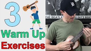 Learn 3 Exercises for Warming Up on Ukulele  Intermediate Level [upl. by Daphene]