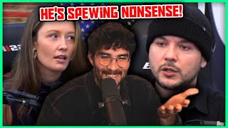 Emma Vigeland EMBARRASSED Tim Pool On His Podcast  Hasanabi Reacts [upl. by Brindle]