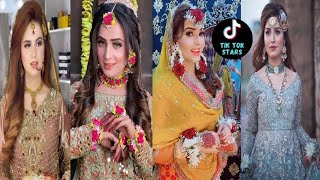 Tiktokers New Latest Bridal Tik Tok Bridal Tiktok Compilation  Tik Tok Stars [upl. by Ehcsrop]