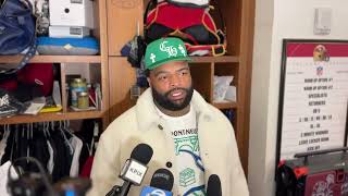 Trent Williams remains devastated after 49ers’ Super Bowl loss [upl. by Monahon]