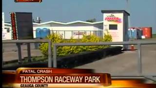 Fatal race crash Thompson Raceway [upl. by Rilda455]