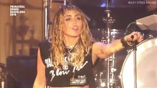 Miley Cyrus  Party In The USA Live at Primavera Sound Festival HD [upl. by Ohcamac]