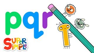 The Letters PQR  Pratfall ABCs  ​​🌈 Super Simple ABCs [upl. by Dombrowski478]