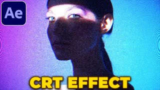 CRT Effect Tutorial in After Effects  CRT TV Look  No Plugins [upl. by Chapell]