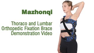 Mazhonqi Thoraco and Lumbar Orthopedic Fixation Brace [upl. by Nytsirt584]