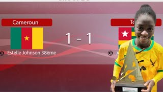 CAN Féminine 2022 CAN 2022  Togo vs Cameroun [upl. by Boyt]