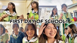 CHLOE amp ALTHEA FIRST DAY OF SCHOOL Back to School Vlog [upl. by Aniretake105]