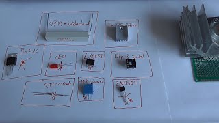 400W Solar Laderegler selber bauen Anleitung mit 2N3055 ohne Mikrokontroller ELH213 [upl. by Ana529]