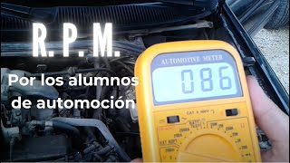 Medida RPM explicado por los alumnos de automoción Revoluciones Por Minuto 🆁🅿🅼 [upl. by Nivahb]