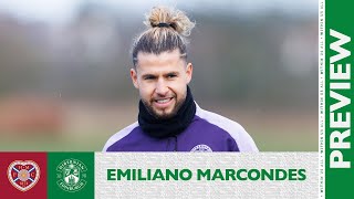 Emiliano Marcondes Preview Hearts vs Hibernian  cinch Premiership [upl. by Bab773]