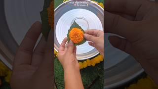 Diy flower decoration🪷✨️diy shorts diwali festival ytshorts trending shortsviral artshorts [upl. by Nika]