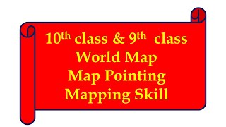 World Map animation  world Map  Mapping Skill  10th class Map pointing 9th class Map pointing [upl. by Platus]