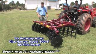 How to Use a Disc Harrow  Model 300 [upl. by Ynnhoj]