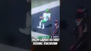 Dillon Gabriel 54 Yard Rushing Touchdown 💯😤 GoDucksdotcom algblazer ducks cfb shorts [upl. by Aniluj]