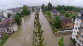 Inondations Intempérie Montargis [upl. by Ellerehs231]