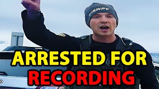 Cops Arrest Guy for Recording Traffic Stop First Amendment Audit [upl. by Baptista]