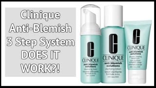 Clinique AntiBlemish Solutions 3 Step System  Review  xameliax [upl. by Oiram]