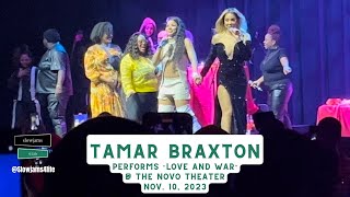 Tamar Braxton brings out Chrisean Rock on Love and War 10 Year Anniversary tour  The Novo [upl. by Wheaton873]