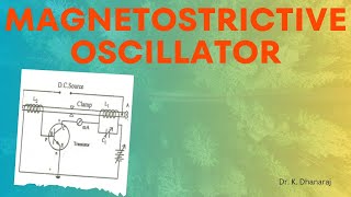 Magnetostriction OscillatorEngineering Physics Ultrasonic Generator annauniversity physics [upl. by Ykcin239]