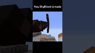 Origins of the SkyBlock minecrafshorts [upl. by Mcmillan454]