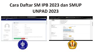 Cara Daftar SM IPB dan SMUP UNPAD 2023 [upl. by Eciened]