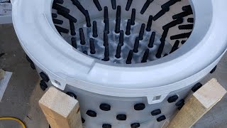 How to Make a Homemade Chicken Plucker Out of a Washing Machine [upl. by Cazzie]