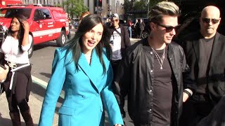 Bella Thorne And Boyfriend Benjamin Mascolo Hold Hands At The Womens March LA Women Rising Event [upl. by Sabir]